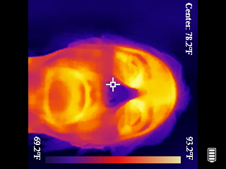 Thermal image scan